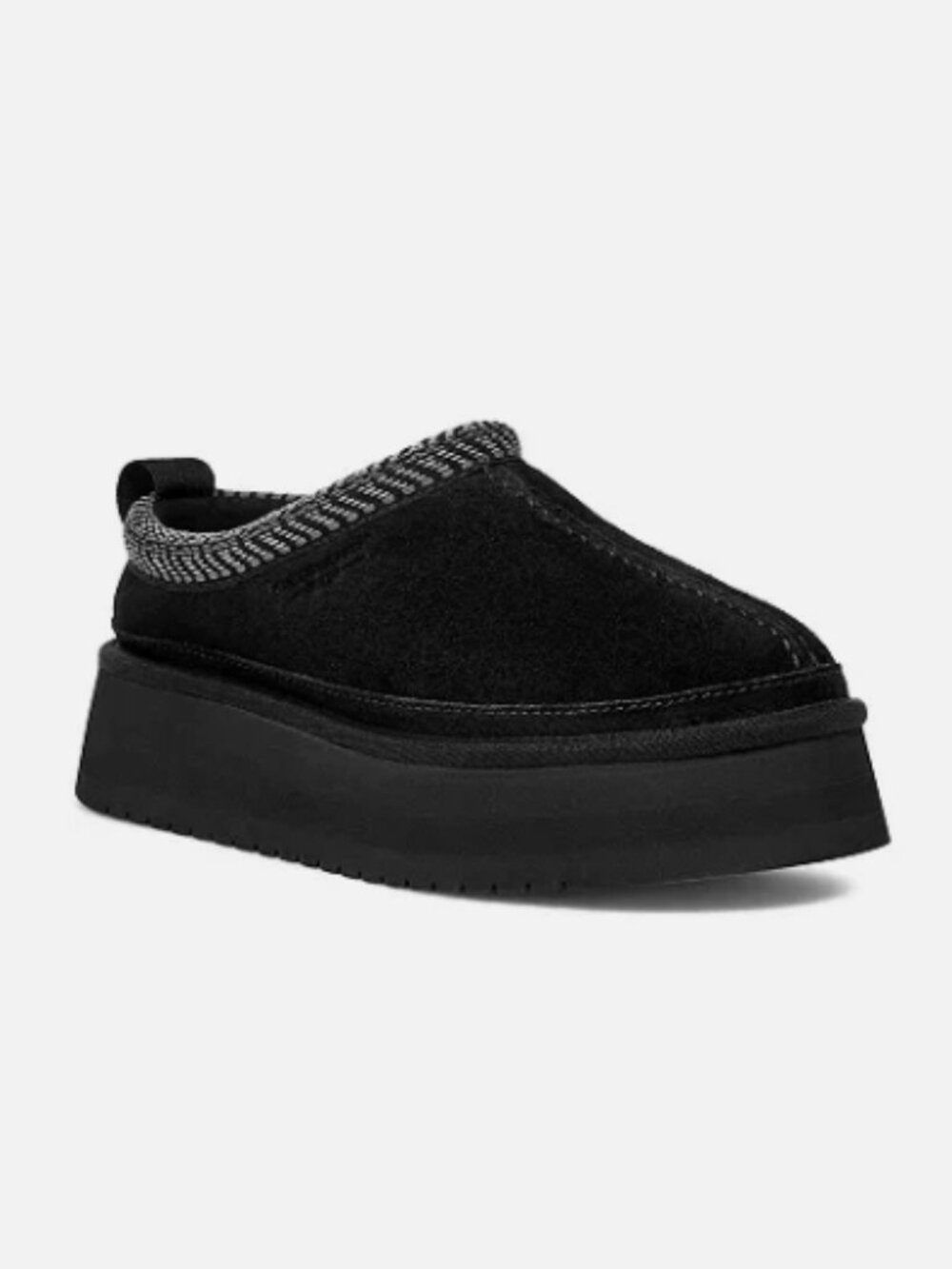 Koolaburra by UGG Suede Platform Slippers-Burree-Black-11M-NEW-A659001